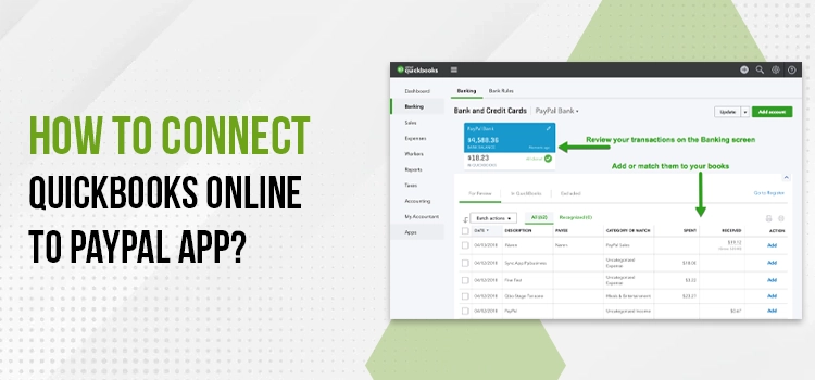 How to Connect QuickBooks Online to PayPal App