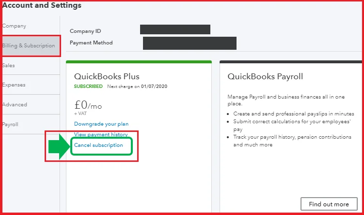 What to do to Cancel Your QuickBooks Online Subscription