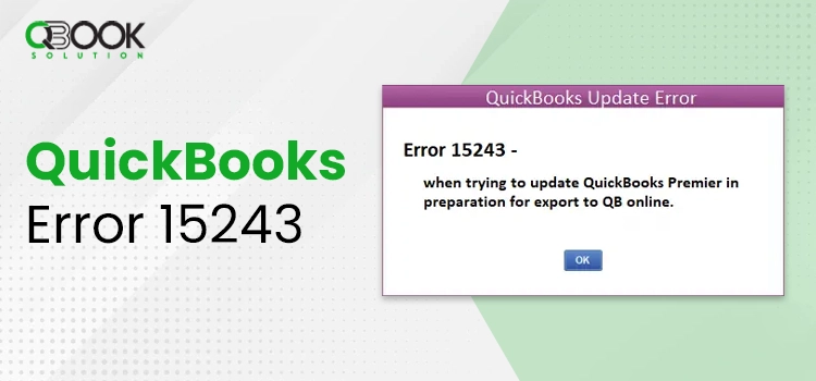 QuickBooks Error 15243